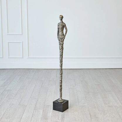Stretch Man by Global Views in sand, natural, black and marble. Made from unique in a modern style.