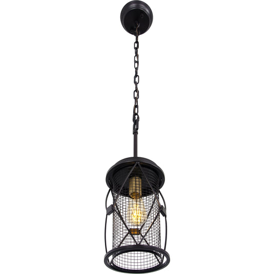 Harlequin Pendant by Varaluz in warm bronze, gold. Made from unique in a modern style.