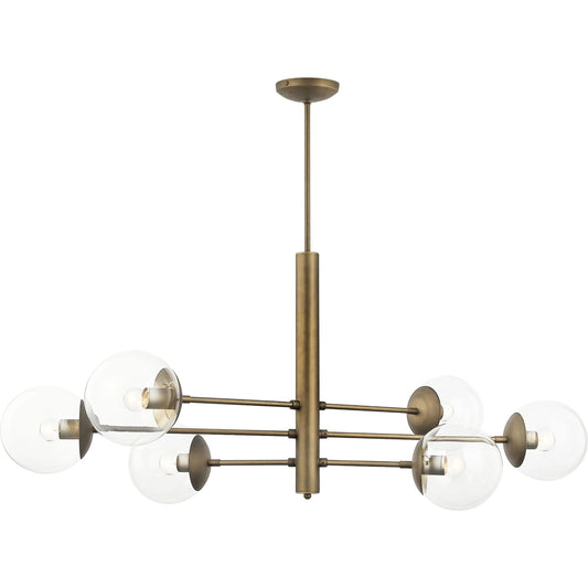 Mid-Century Linear Pendant by Varaluz. Made from unique in a modern style.