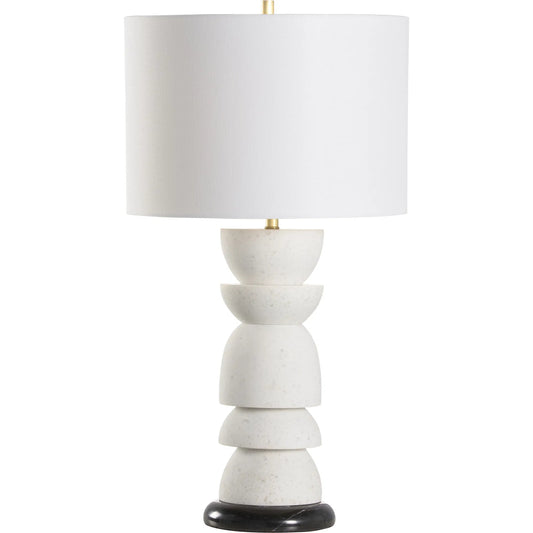Totem Lamp by Wildwood in white. Made from unique in a unique style.