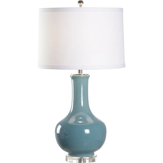 Eva Lamp by Wildwood. Made from ceramic, porcelain in a transitional style.