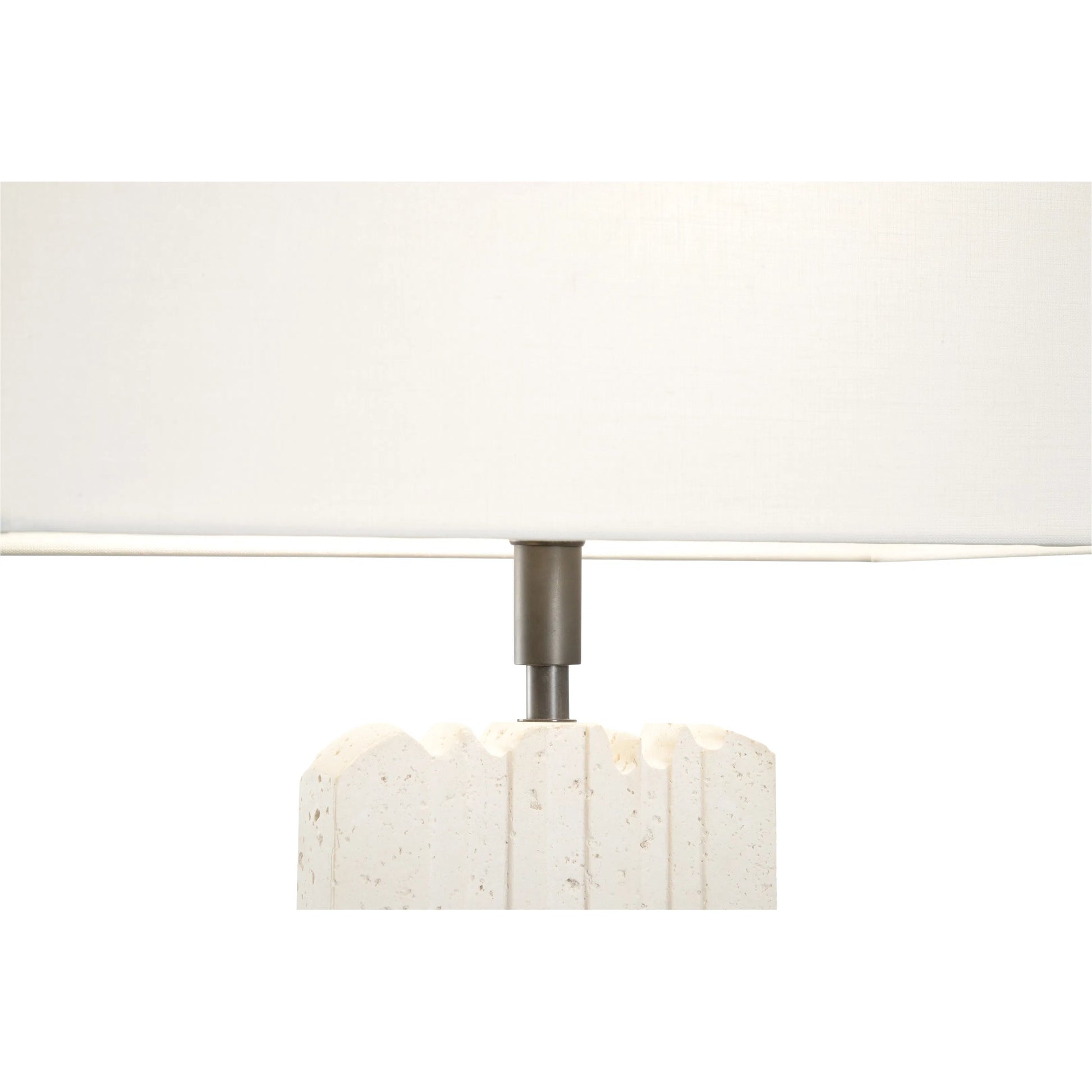 Excalibur Lamp by Wildwood in white, cream, brown and natural white, bronze. Made from unique in a unique style.