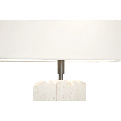 Excalibur Lamp by Wildwood in white, cream, brown and natural white, bronze. Made from unique in a unique style.