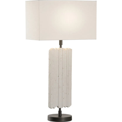 Excalibur Lamp by Wildwood in white, cream, brown and natural white, bronze. Made from unique in a unique style.