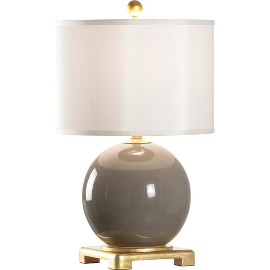 Kira Lamp by Wildwood in gray. Made from unique in a unique style.