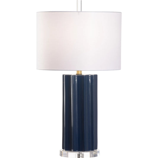 Raya Lamp by Wildwood in blue. Made from unique in a unique style.