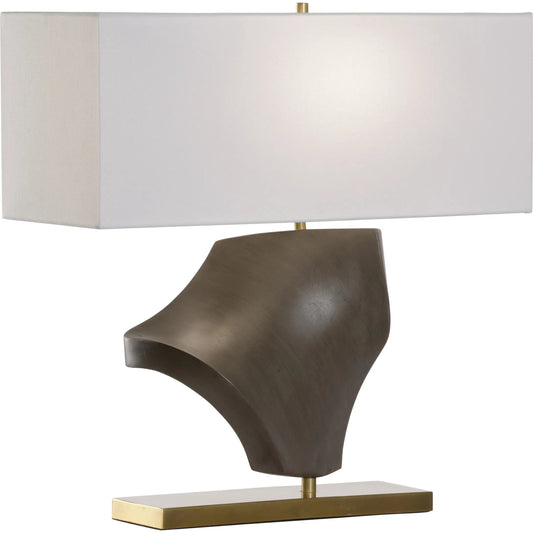 Zion Lamp by Wildwood in brown. Made from unique in a unique style.