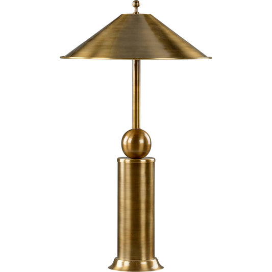 000 SI-2335369 | Primary Silo | Winbury Lamp by Wildwood in gold and antique brass. Made from unique in a modern style.