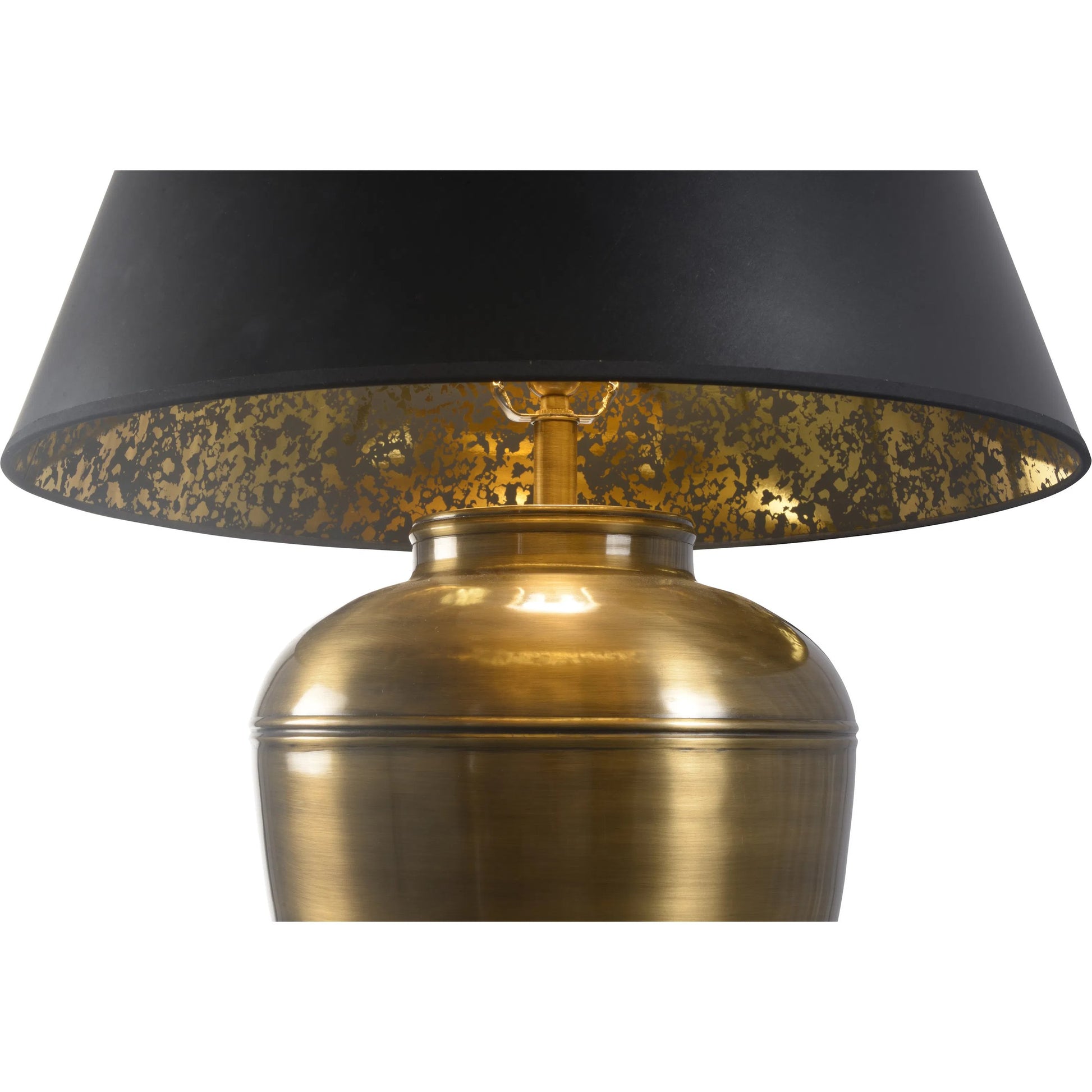 Vaughan Lamp by Wildwood in gold, silver and antique brass, nickel. Made from unique in a unique style.
