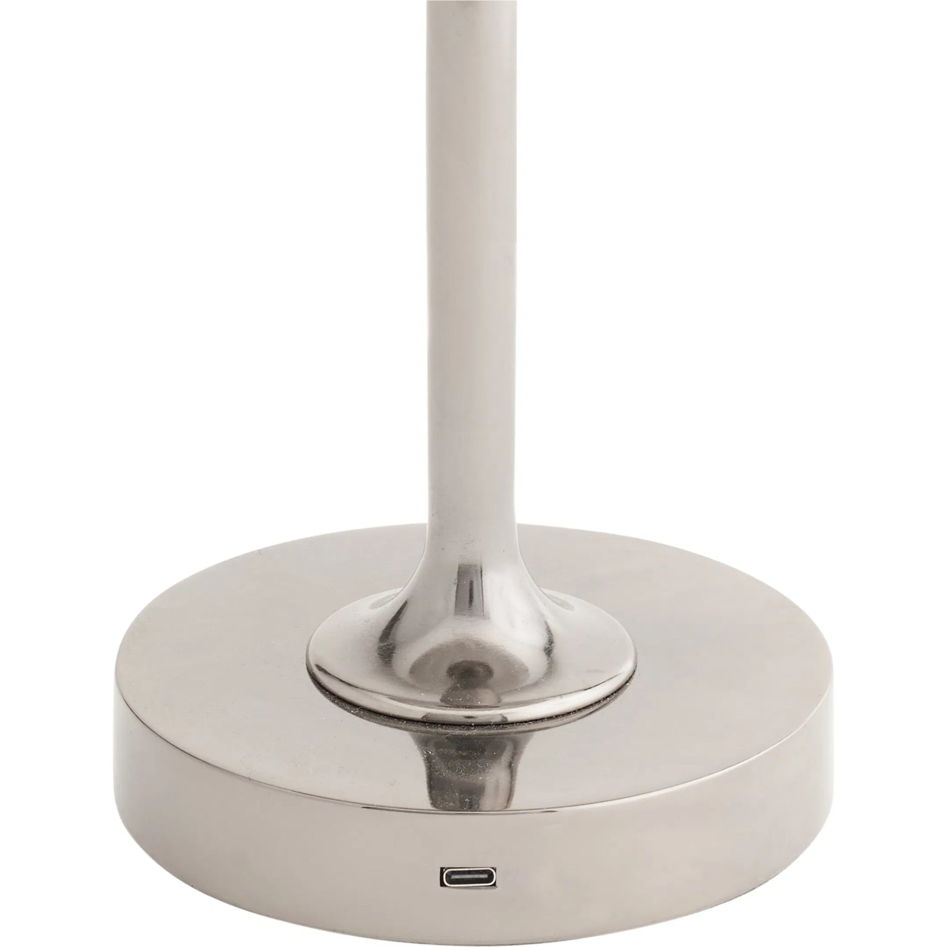 Sterling Sofa Table Rechargeable Lamp by Wildwood in black nickel, smoke. Made from unique in a modern style.
