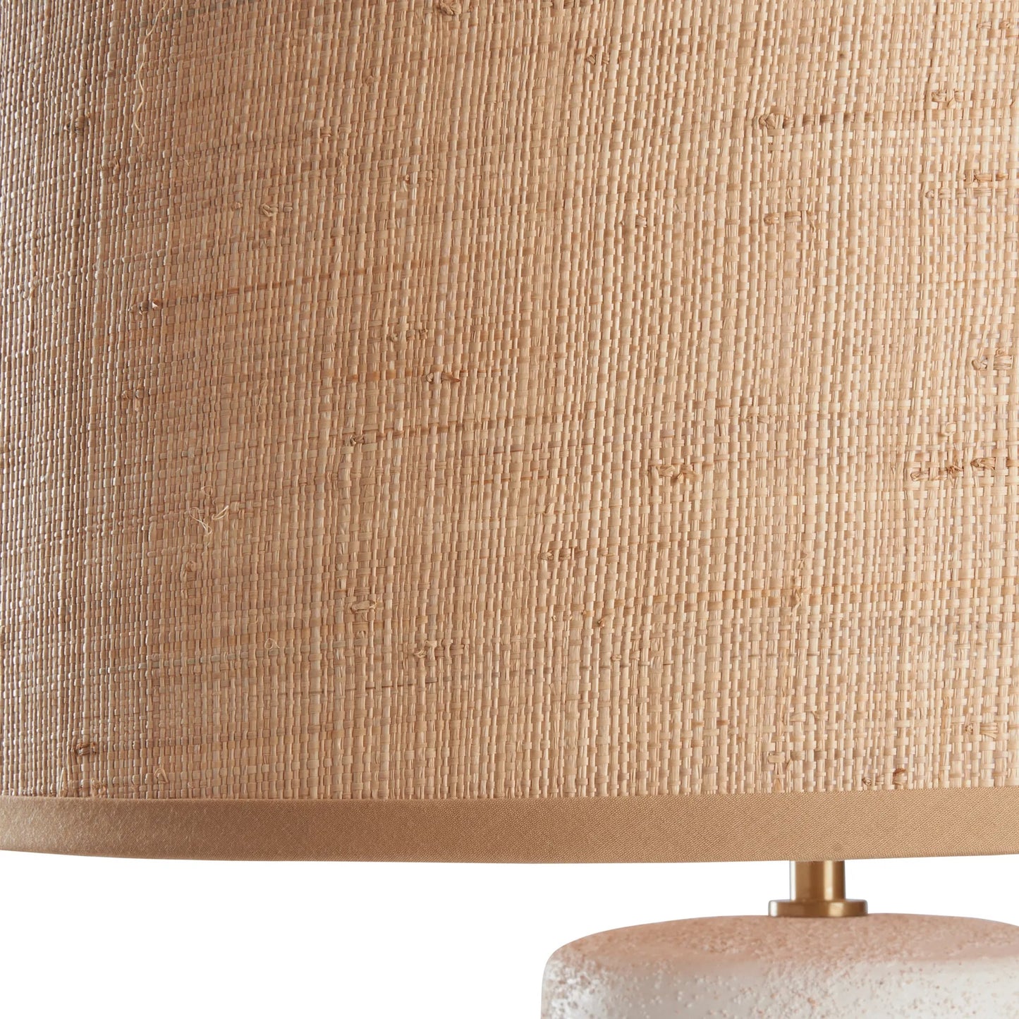 005 SI-2387892 | Closeup | Agazio Lamp by Wildwood in bianco sabbiato. Made from unique in a transitional style.