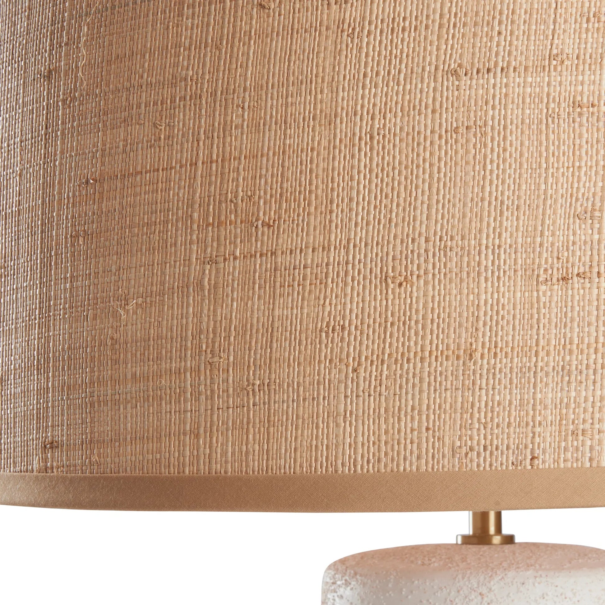 Agazio Lamp by Wildwood in bianco sabbiato. Made from unique in a transitional style.