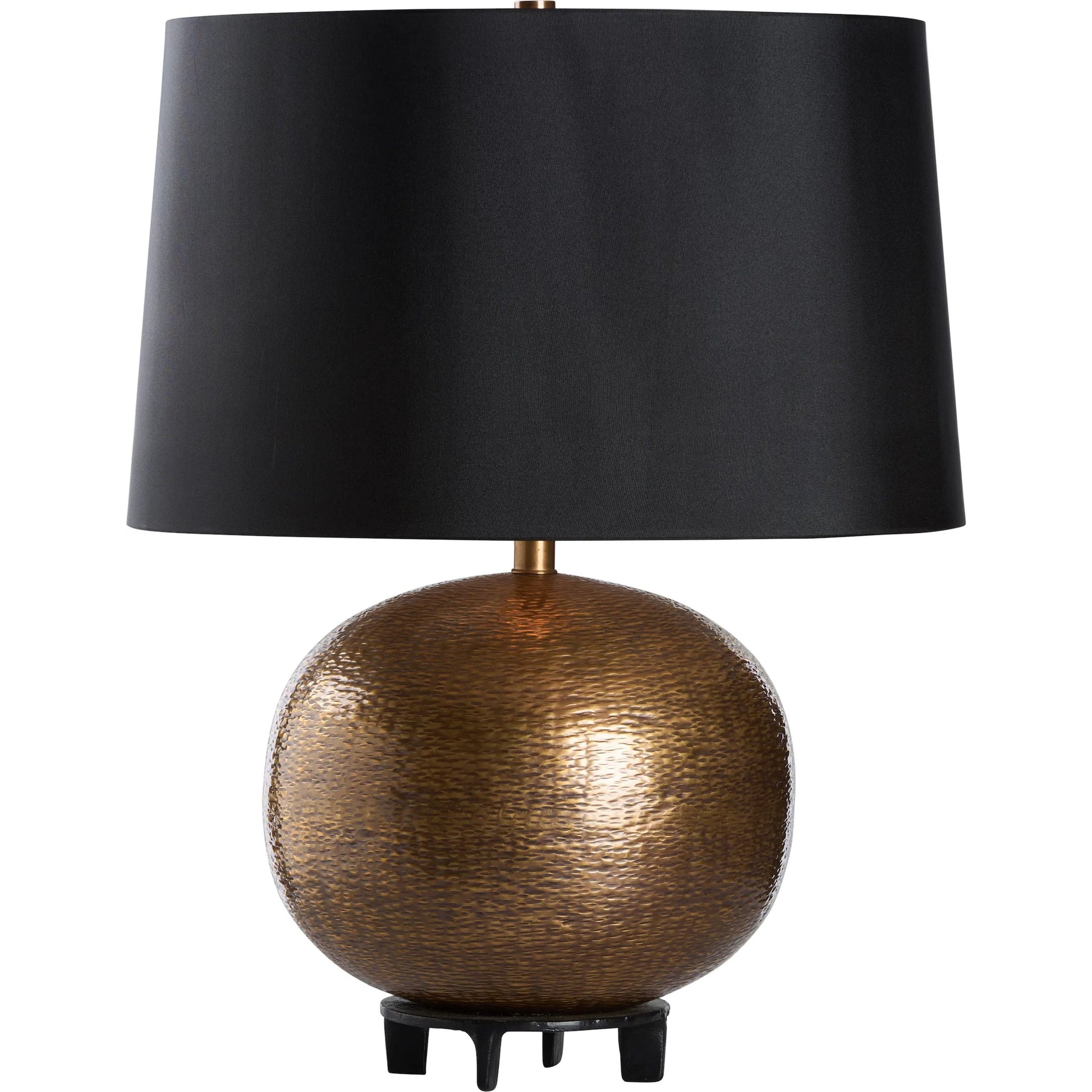 Amhurst Lamp by Wildwood in vintage brass, wrought iron. Made from unique in a modern style.