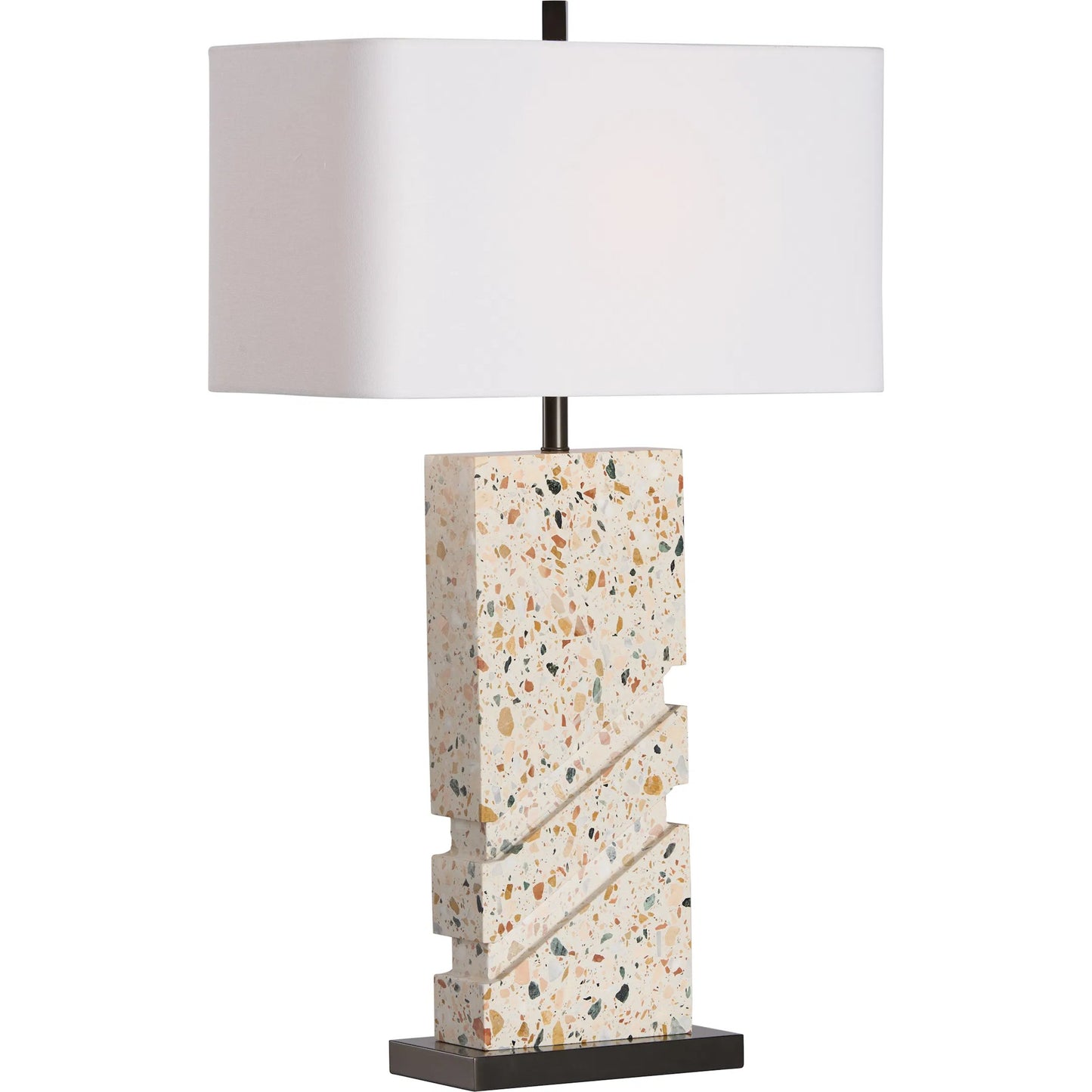 001 SI-2387944 | Primary Silo | Chandra Lamp by Wildwood in terrazzo. Made from unique in a eclectic & global style.