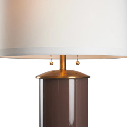 Savannah Lamp by Wildwood in brown, gold. Made from unique in a unique style.