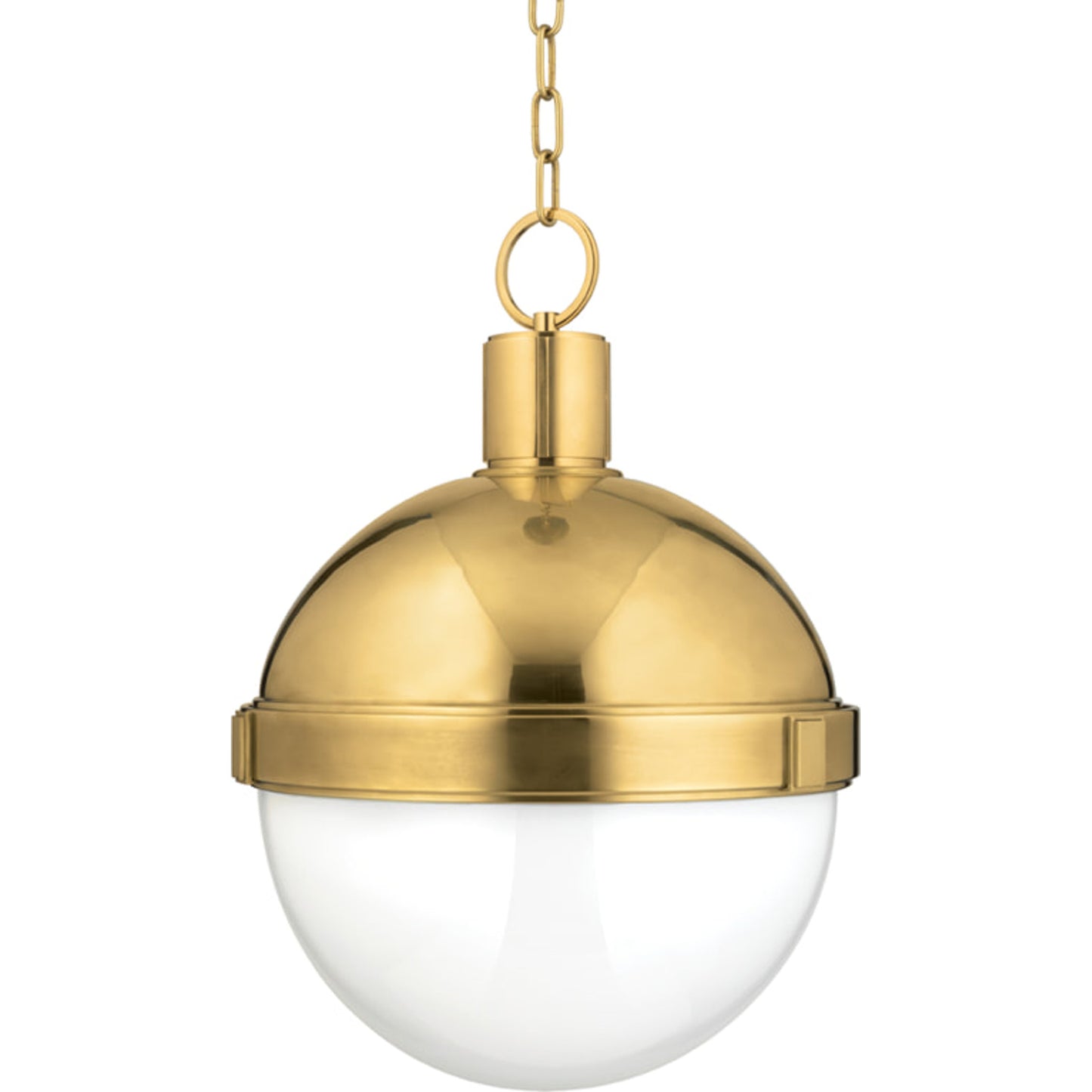 020 S-311186 | Primary Silo | Lambert Pendant by Hudson Valley in aged brass. Made from brass in a modern style.