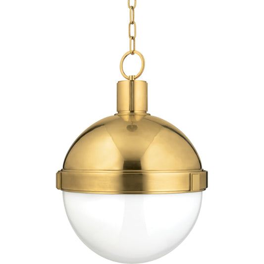 Lambert Pendant by Hudson Valley. Made from brass in a modern style.