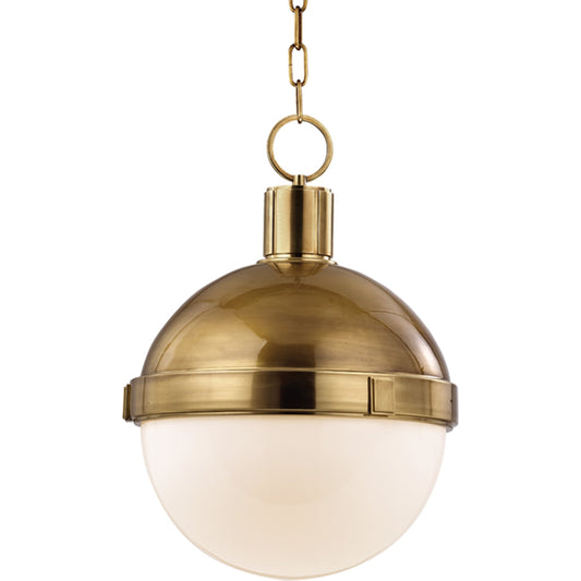 Lambert Pendant by Hudson Valley. Made from brass in a modern style.