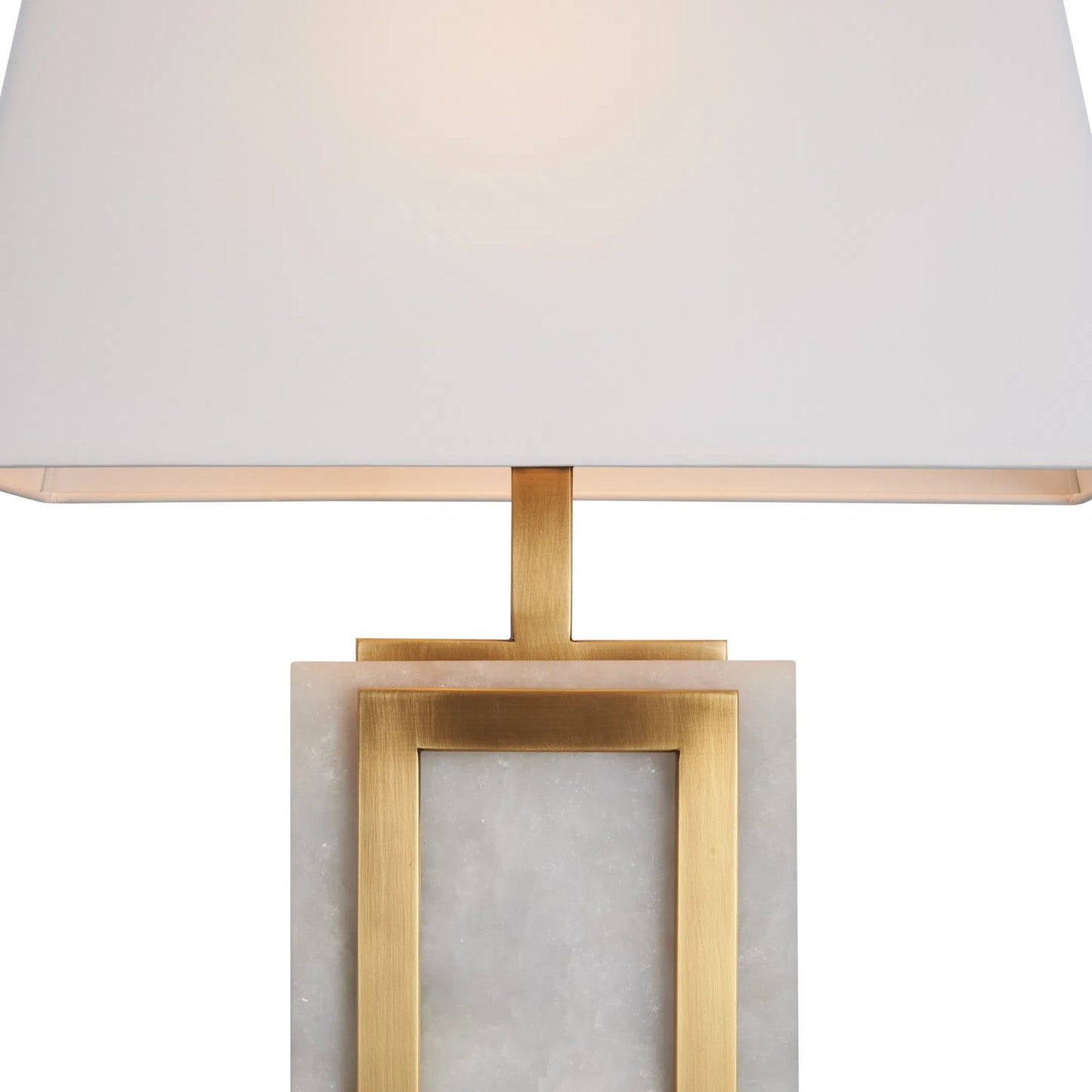 004 SI-2387990 | Additional Silo | Hopewell Lamp by Wildwood in natural white, antique brass. Made from unique in a unique style.