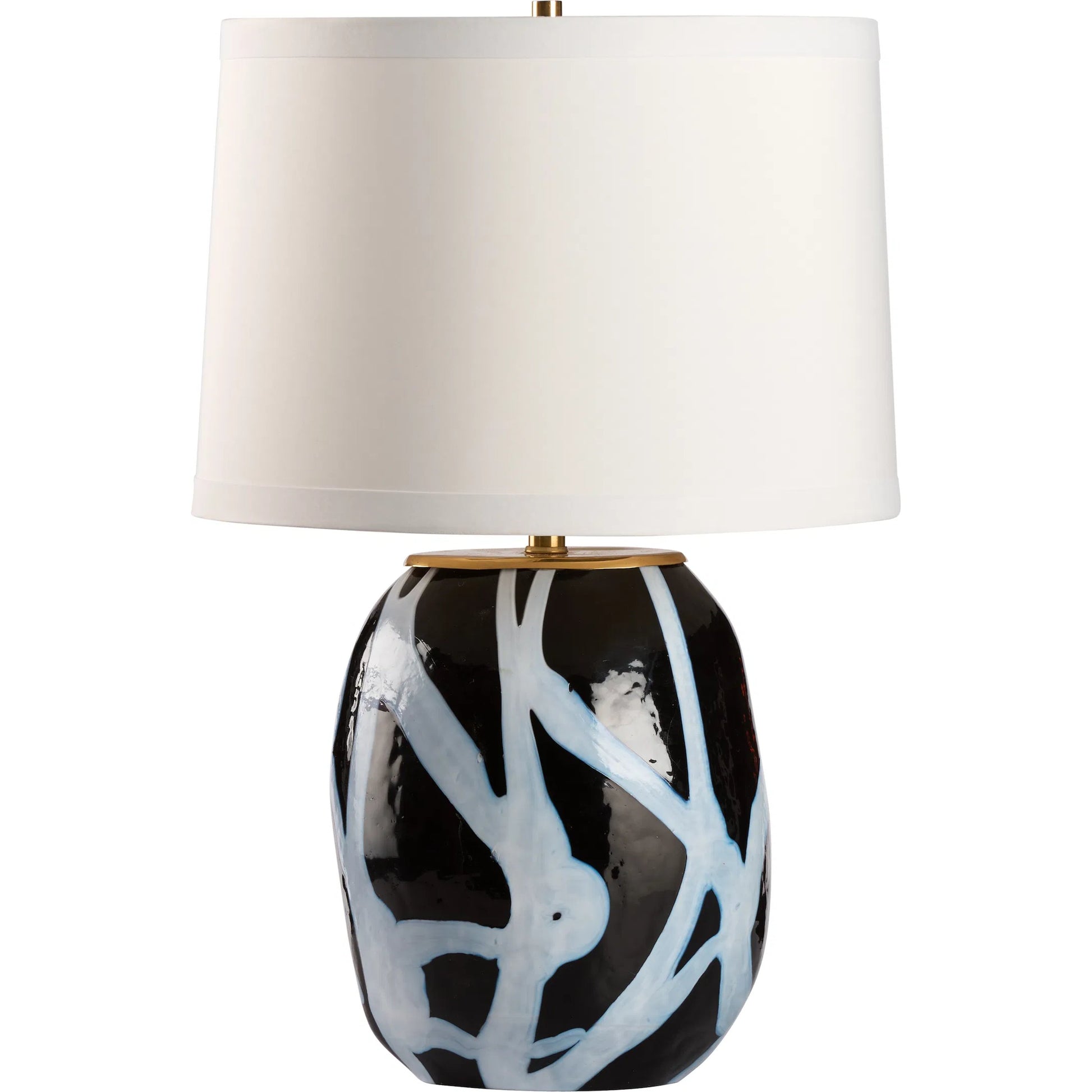 Gretchen Lamp by Wildwood in black, white. Made from unique in a eclectic & global style.