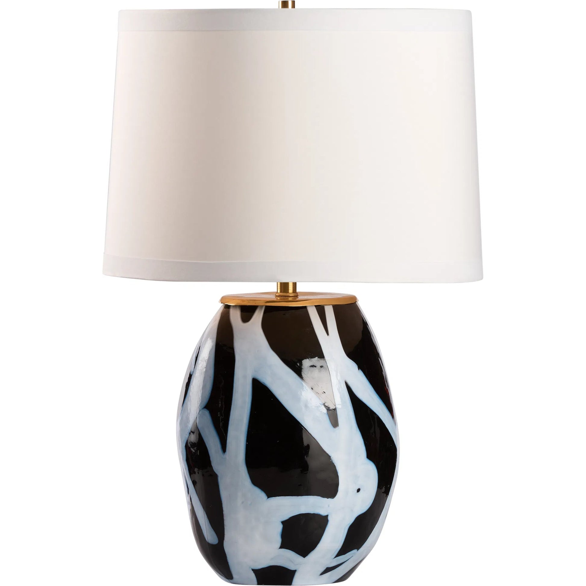 Gretchen Lamp by Wildwood in black, white. Made from unique in a eclectic & global style.