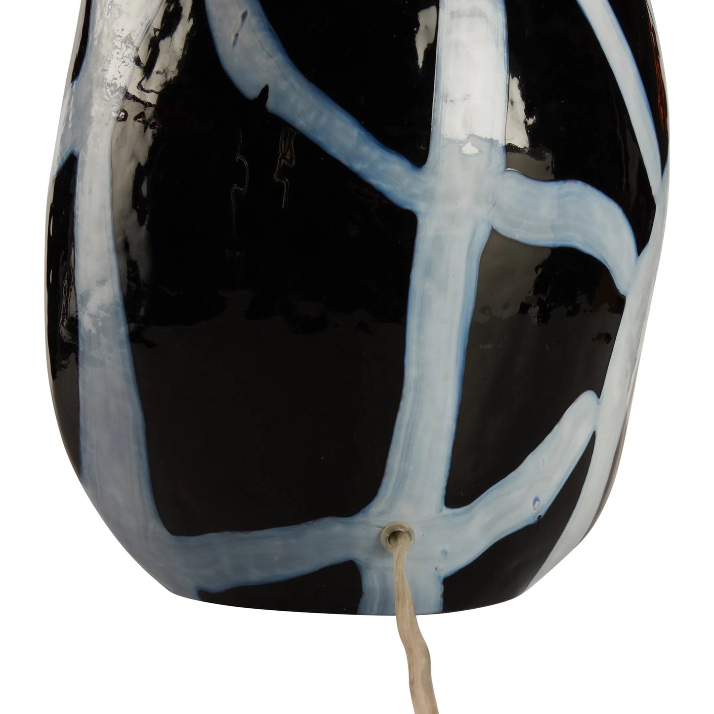 003 SI-2387977 | Closeup | Gretchen Lamp by Wildwood in black, white. Made from unique in a eclectic & global style.