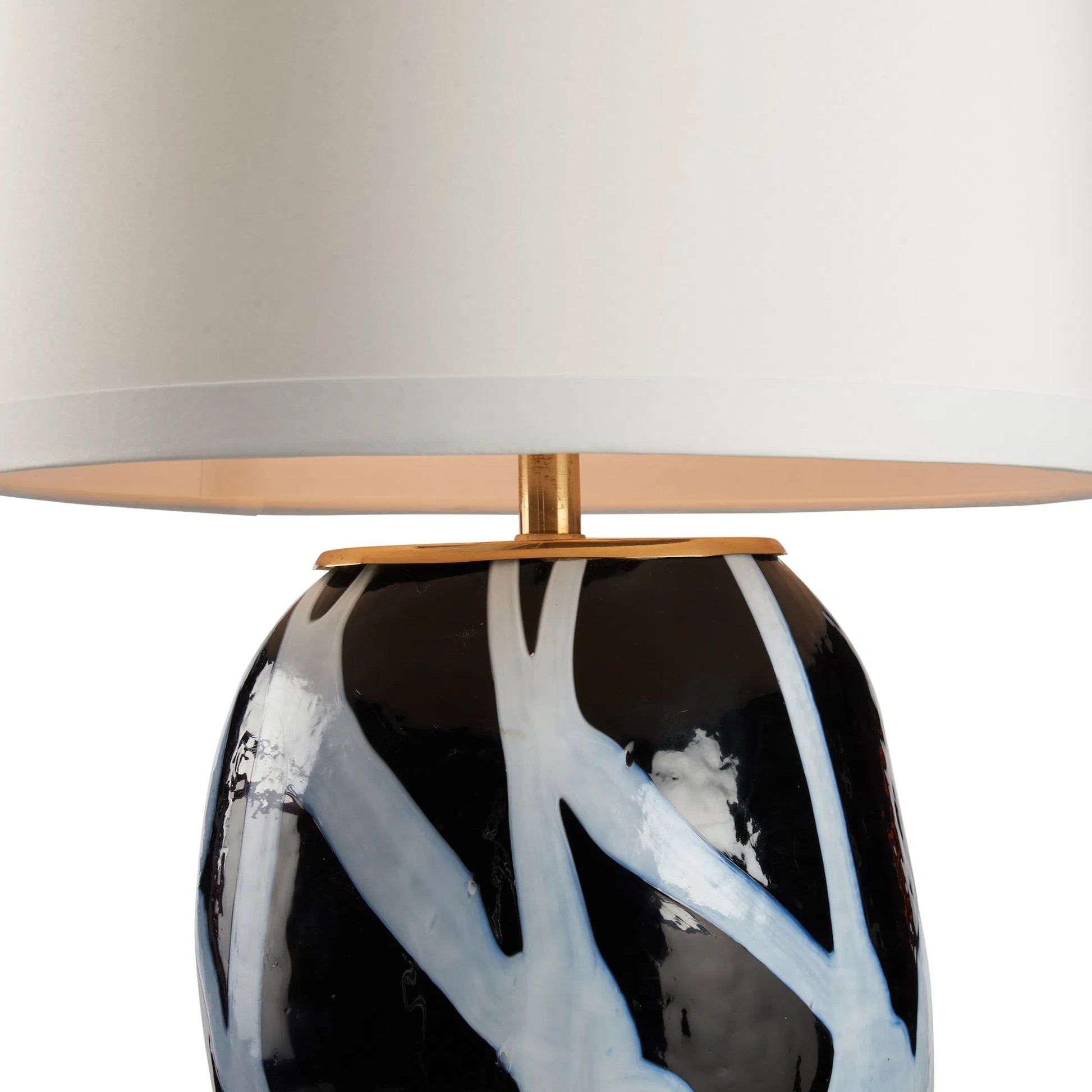 Gretchen Lamp by Wildwood in black, white. Made from unique in a eclectic & global style.