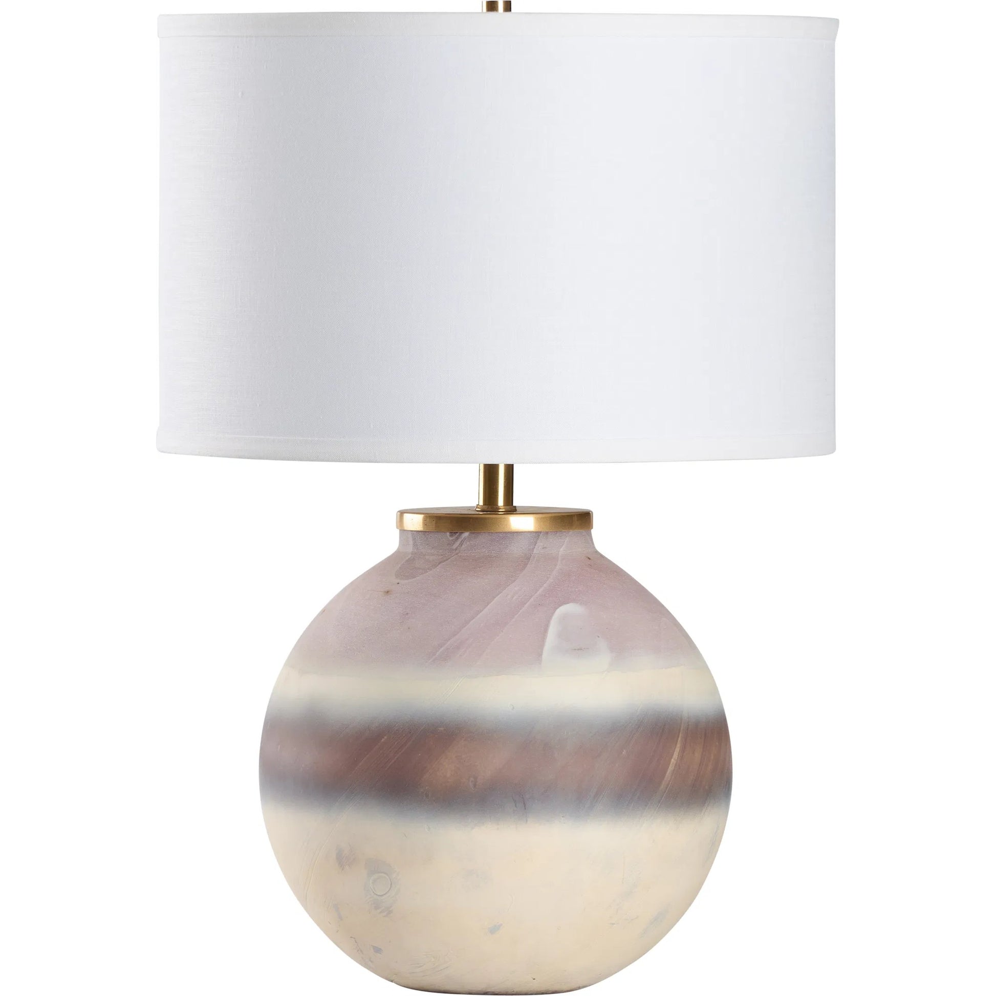 Cascade Lamp by Wildwood in pink to brown ombre. Made from unique in a unique style.
