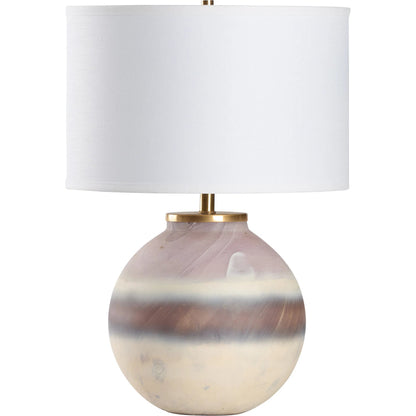 Cascade Lamp by Wildwood in pink to brown ombre. Made from unique in a unique style.