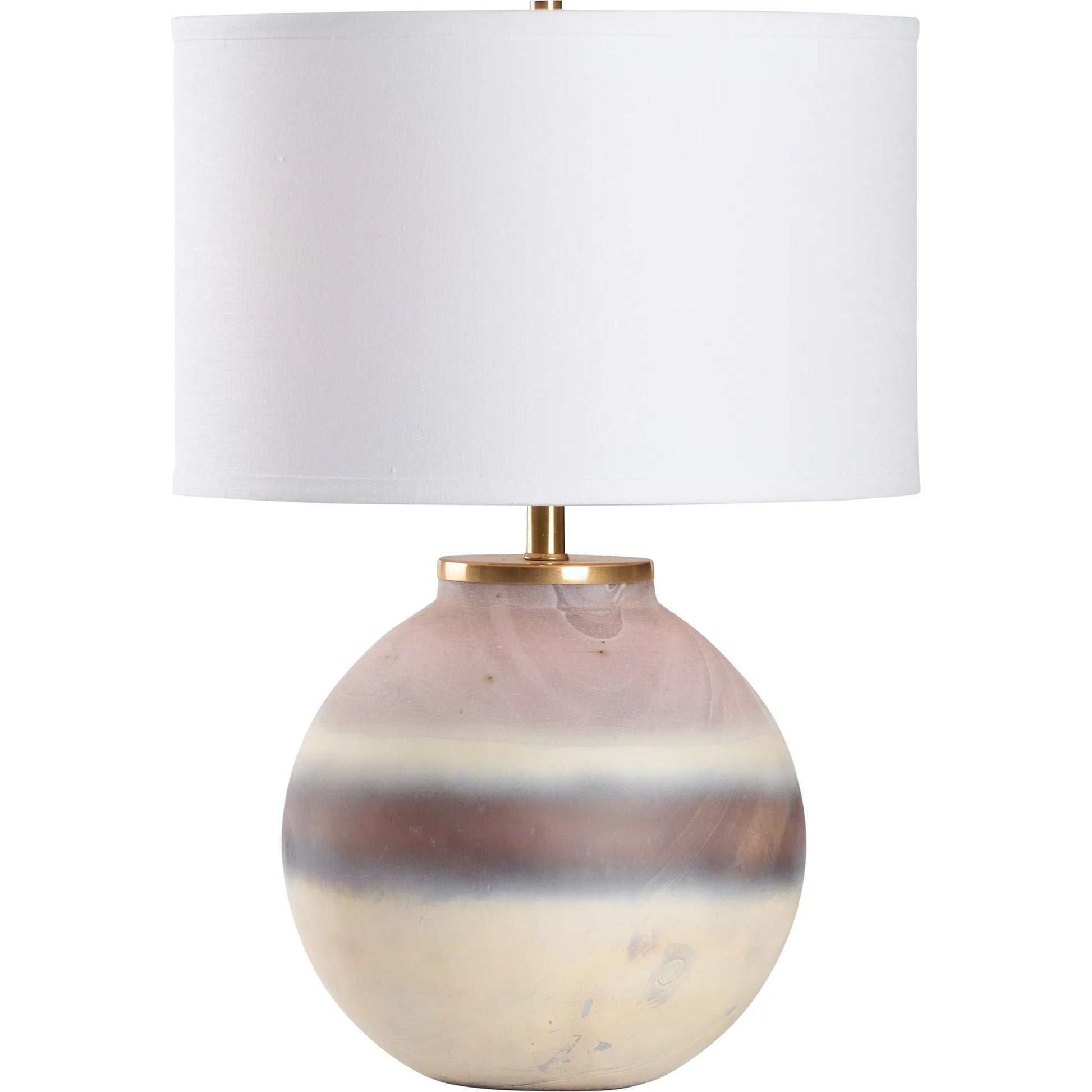 Cascade Lamp by Wildwood in pink to brown ombre. Made from unique in a unique style.