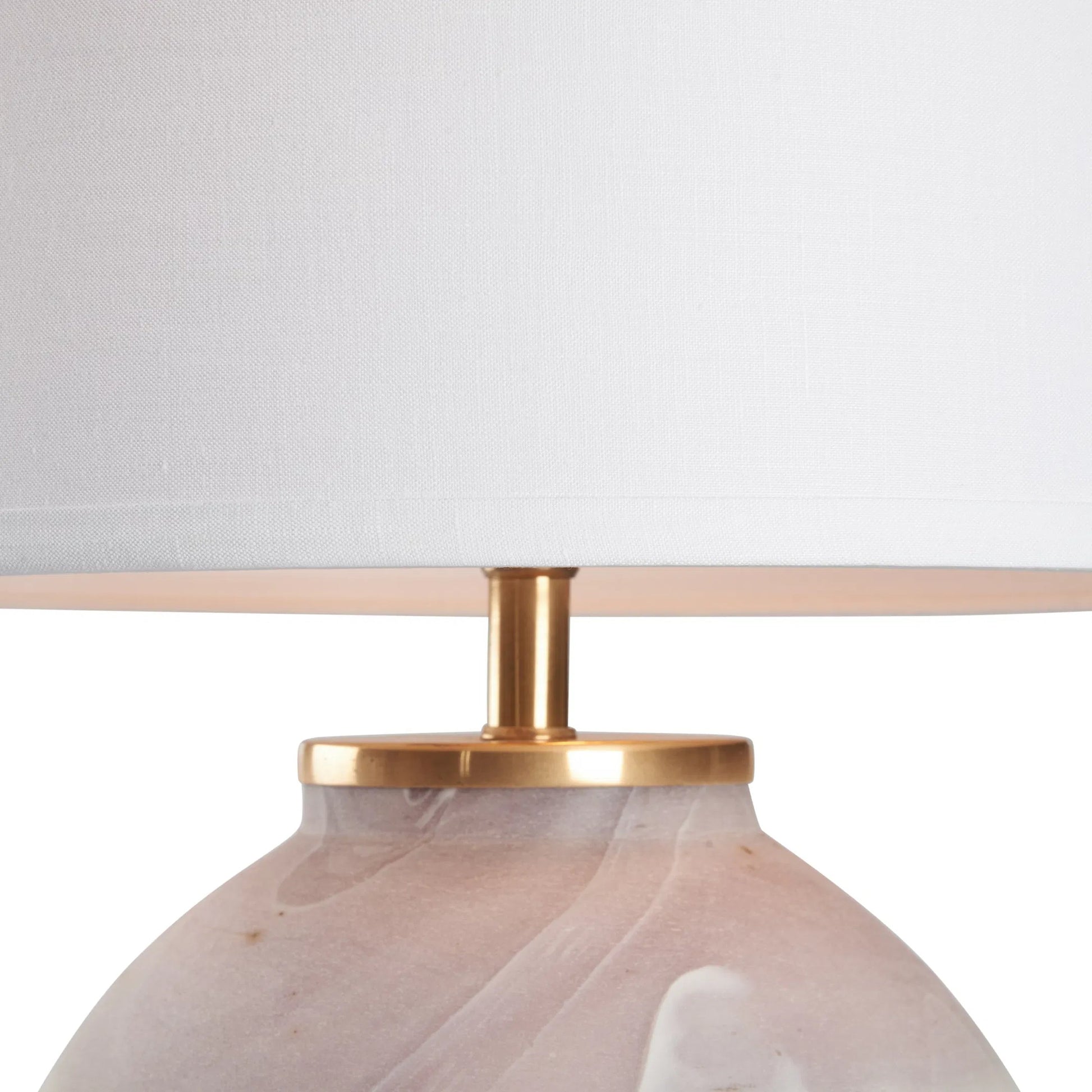 Cascade Lamp by Wildwood in pink to brown ombre. Made from unique in a unique style.