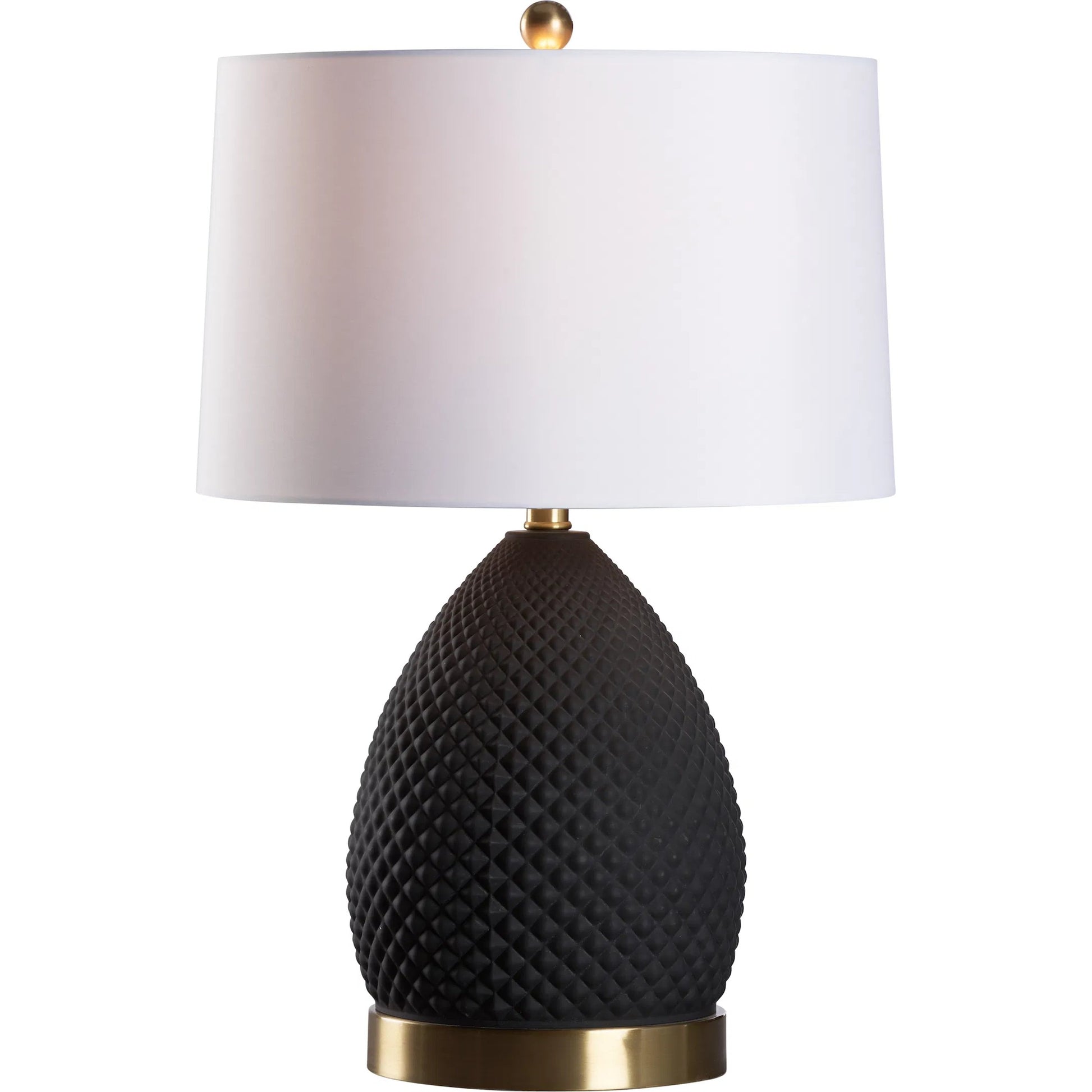 Hester Lamp by Wildwood in black, antique brass. Made from unique in a modern style.