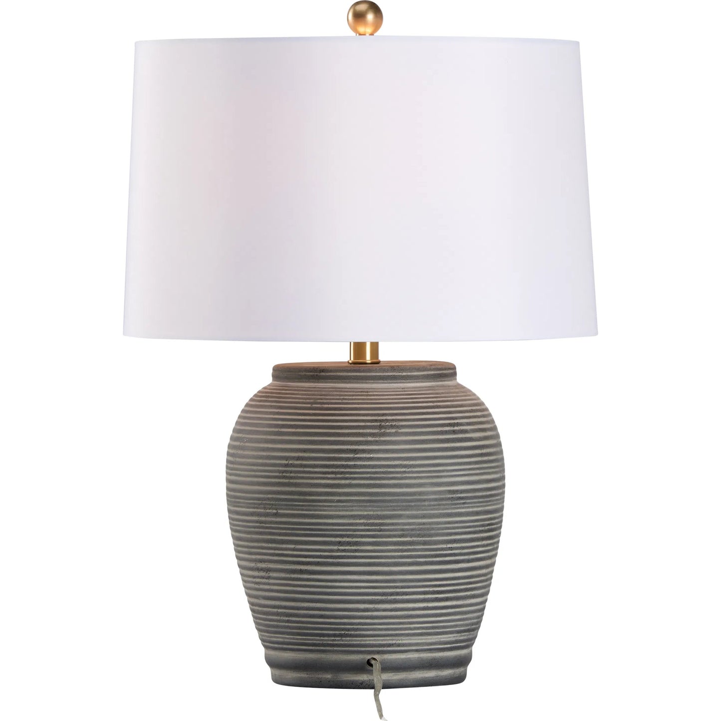 002 SI-2387976 | Additional Silo | Greer Lamp by Wildwood in black glaze. Made from unique in a modern style.