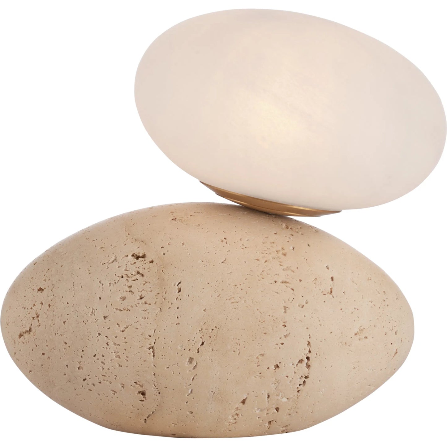 002 SI-2387909 | Primary Silo | Aruna Lamp by Wildwood in travertine. Made from unique in a modern style.