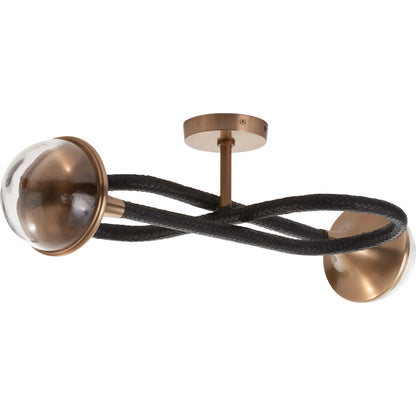 Newton Sconce by Wildwood in black, antique brass, clear. Made from unique in a unique style.