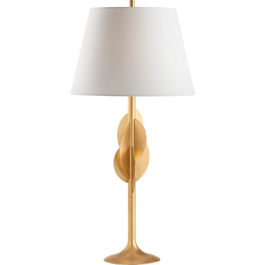 Avalon Table Lamp by Wildwood in gold leaf. Made from unique in a unique style.