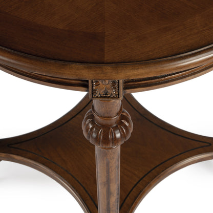 Hellinger Plantation Cherry Lamp Table by Butler Specialty Company. Made from rubberwood solids, mdf, cherry veneer in a traditional style.