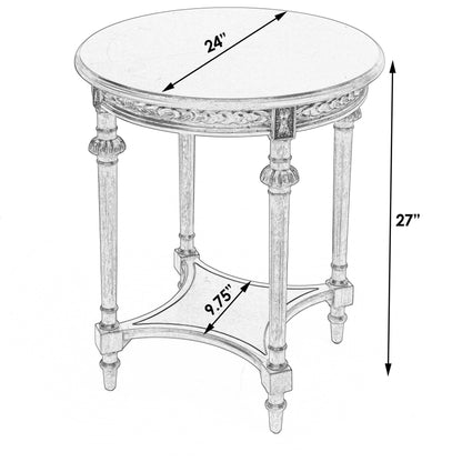 Hellinger Plantation Cherry Lamp Table by Butler Specialty Company. Made from rubberwood solids, mdf, cherry veneer in a traditional style.