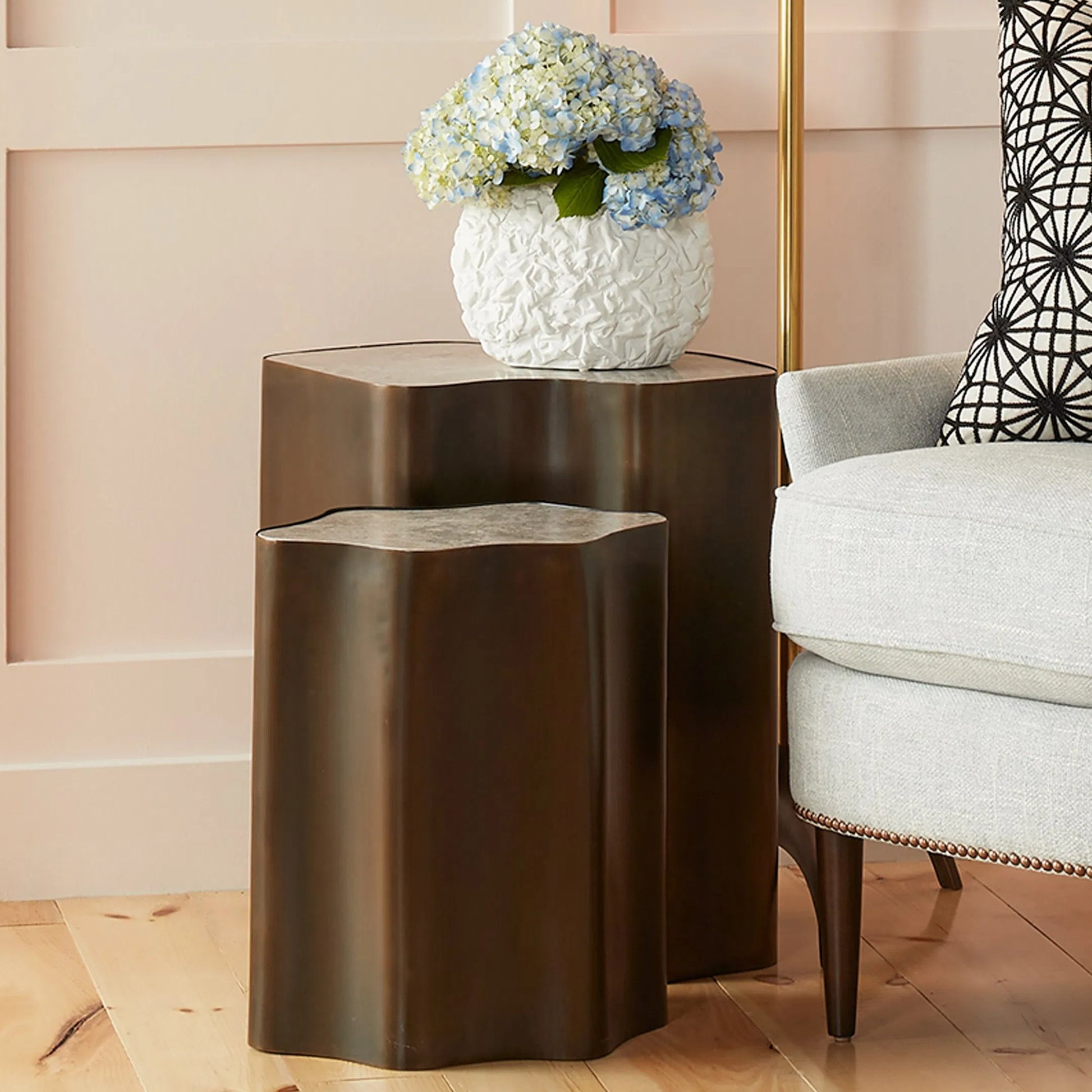 Organic Nesting Table by Global Views. Made from unique in a modern style.