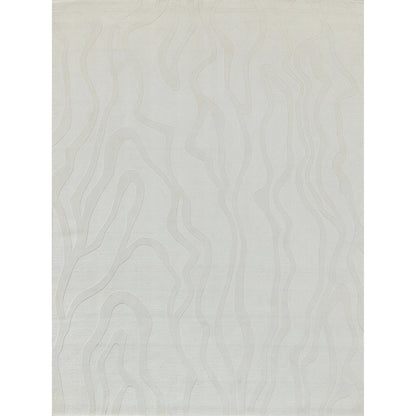 Tempo Area Rug by Exquisite Rugs in ivory. Made from new zealand wool in a unique style.