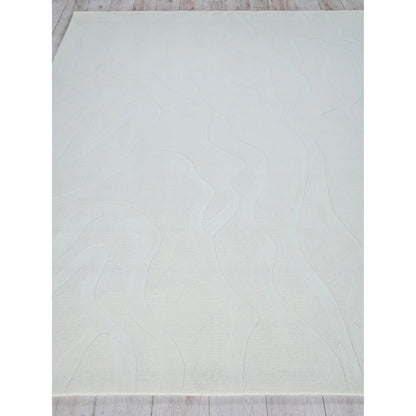 Tempo 6177 Rug by Exquisite Rugs in ivory. Made from new zealand wool in a unique style.