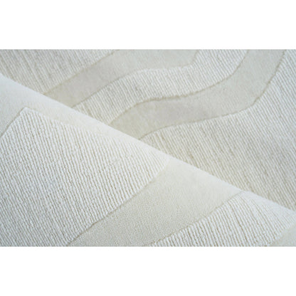 Tempo 6177 Rug by Exquisite Rugs in ivory. Made from new zealand wool in a unique style.