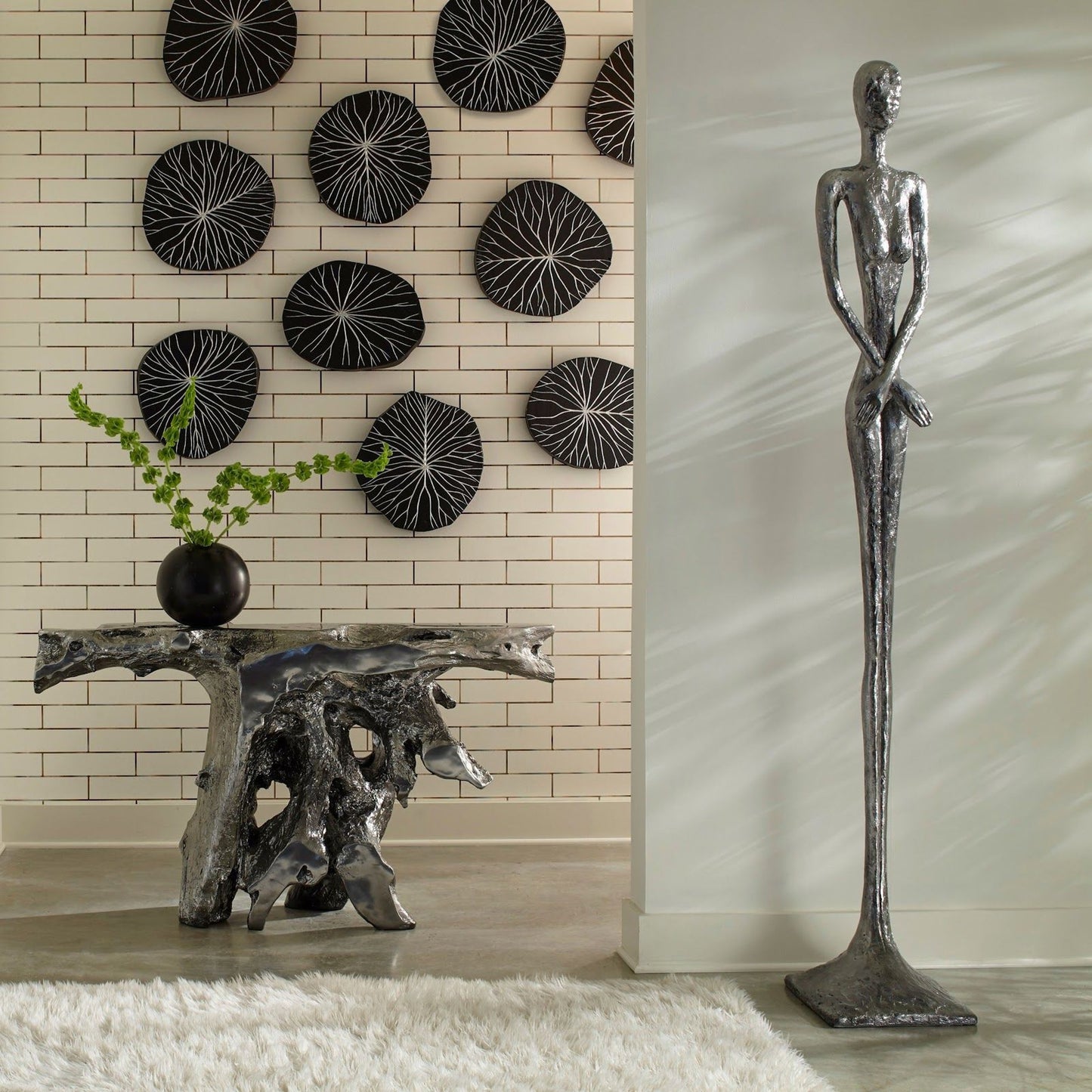 004 SR-820072 | Additional Silo | Brivo Freeform Console Table by Phillips Collection. Made from resin in a modern style.