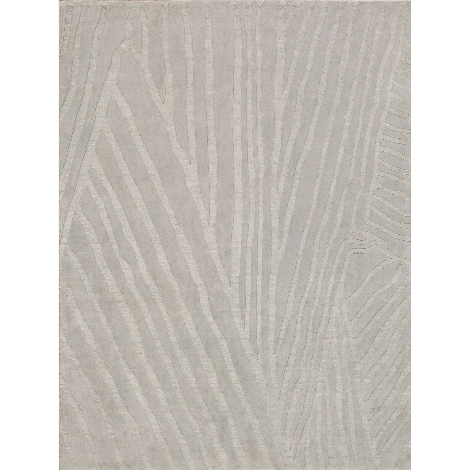 Tempo 6189 Rug by Exquisite Rugs in light silver. Made from new zealand wool in a unique style.