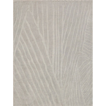 Tempo 6189 Rug by Exquisite Rugs in light silver. Made from new zealand wool in a unique style.