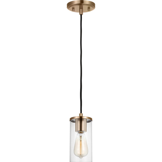 Zire One Light Mini-Pendant by Visual Comfort & Co.. Made from steel in a unique style.