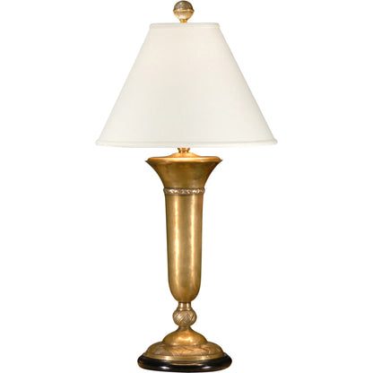 Cedric Lamp by Wildwood. Made from brass in a traditional style.