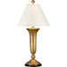 Cedric Lamp by Wildwood. Made from brass in a traditional style.