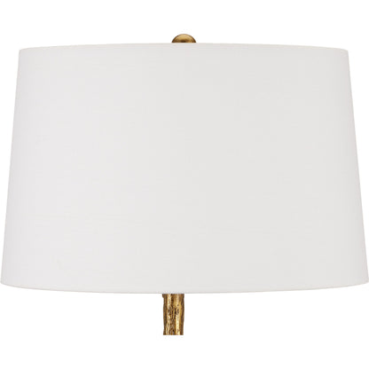 Piaf Floor Lamp by Currey and Company. Made from cast aluminum in a modern style.