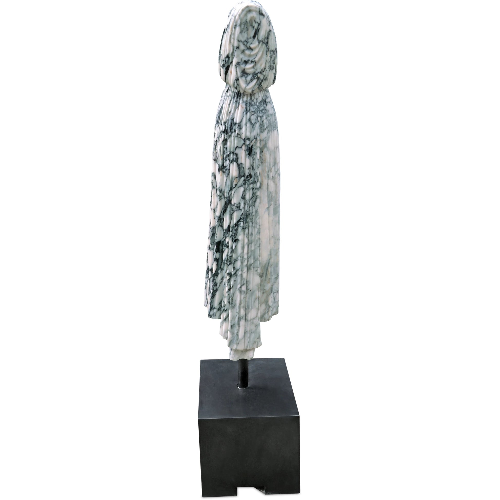 Madame's Cocktail Dress by Currey and Company in natural. Made from marble, metal in a modern style.